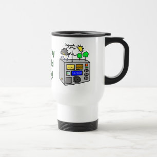 Radiosender Tasse am Feldtag