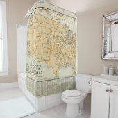 Radiosendestationen der Vereinigten Staaten Duschvorhang (Beispiel)