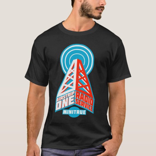 Radioservice-T - Shirts des Startstreifen-einer (Vorderseite)