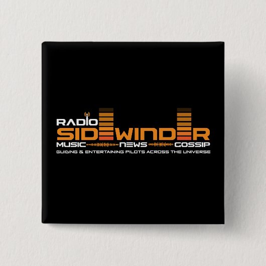 Radiosidewinder-Abzeichen Button (Vorderseite)