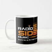 Radiosidewinder-Tassenschwarzes Kaffeetasse (Links)