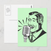 Radiosprecher Postkarte (Vorne/Hinten)