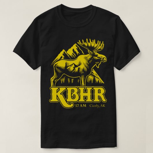 Radiostation KBHR 57 AM Northern Exposure T-Shirt (Design vorne)