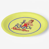 Radiostunde der 40er Jahre Pappteller (Schrägansicht)