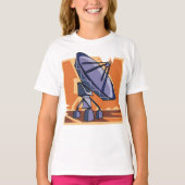Radioteleskop Weltraumwissenschaft T-Shirt (Vorderseite)