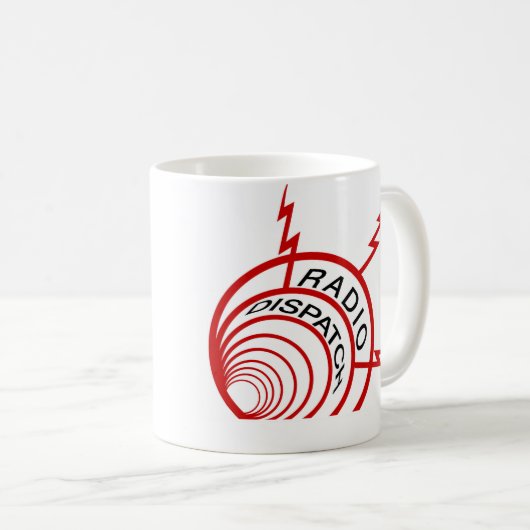 Radioversand-Tasse Kaffeetasse (VorderseiteRechts)