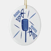 Radiowellen Keramik Ornament (Rechts)