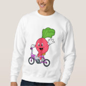 Radisch mit Fahrrad Sweatshirt (Vorderseite)