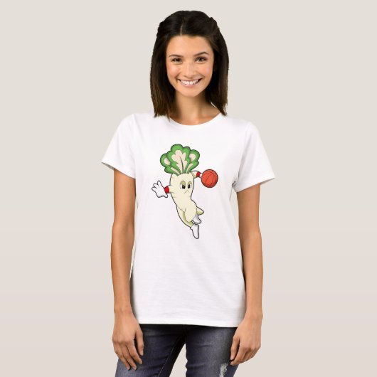 Radish beim Basketball Sports T-Shirt (Vorne ganz)