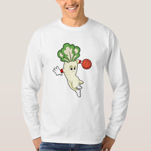 Radish beim Basketball Sports T-Shirt (Vorderseite)