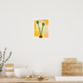 Radish Collage - Print Poster (Küche)