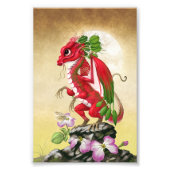 Radish Dragon 4x6 Print Fotodruck (Vorne)