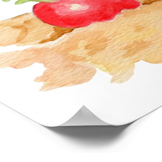 Radish Gnome Art Print Poster (Ecke)