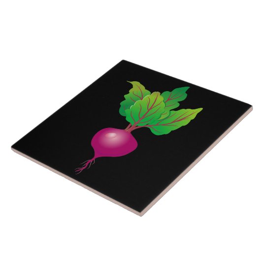 Radish Kitchen Decorative Tile Fliese (Seite)