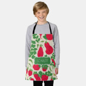 Radish Mosaik Personalisiertes Muster Schürze (Getragen)