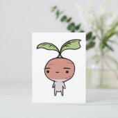 Radish Postkarte (Stehend Vorderseite)
