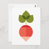 Radish Postkarte (Vorne/Hinten)