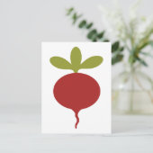 Radish Postkarte (Stehend Vorderseite)