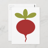 Radish Postkarte (Vorne/Hinten)