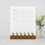 Radish Recipe Letterhead (Stehend Vorderseite)