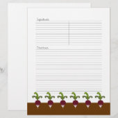 Radish Recipe Letterhead (Vorne/Hinten)