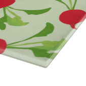 Radish Red Green Pattern Schneidebrett (Ecke)