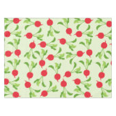 Radish Red Green Pattern Tischdecke (Vorderseite (Horizontal))