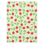 Radish Red Green Pattern Tischdecke (Vorderseite)