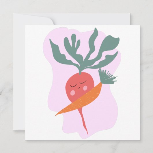 Radish und Carrot Card (Vorderseite)