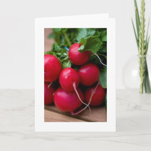 Radishes Card Karte (Vorderseite)