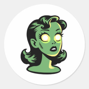 Radium Girl Runder Aufkleber