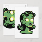 Radium-Mädchen Postkarte (Vorne/Hinten)