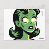 Radium-Mädchen Postkarte (Rückseite)