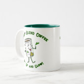 Radium-Mischungs-Kaffee-Tasse Zweifarbige Tasse (Vorderseite Links)