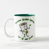 Radium-Mischungs-Kaffee-Tasse Zweifarbige Tasse (Links)