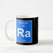 Radiumelement-Kostüm Periodische Tischchemie Fu Kaffeetasse (Links)