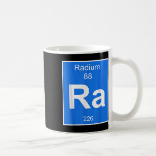 Radiumelement-Kostüm Periodische Tischchemie Fu Kaffeetasse