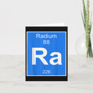 Radiumelement-Kostüm Periodische Tischchemie Fu Karte