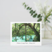 Radiumsprings Park, Albany GA Postkarte (Stehend Vorderseite)