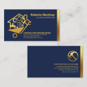 Radkarren für den Bau von Goldwerkzeugen Visitenkarte (Vorne/Hinten)