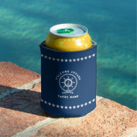 Radknoten an Bord eines Schiffes, blau und weiß