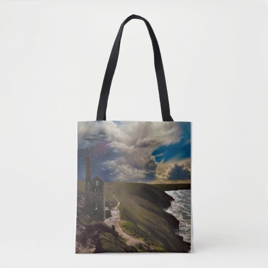 Radkronen mit surrealem Himmel Tasche (Vorderseite)