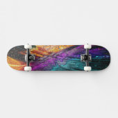 Radkunst - Abstraktes Mosaik Skateboard (Horizontal)