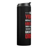 Radkunst glaubt an sich selbst thermosbecher (Nach links gedreht)