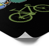 Radkunstdekor für Wände Poster (Ecke)