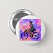 Radmädchen Button (Vorne & Hinten)