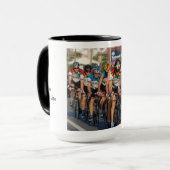 Radmannschaft in Pace Line Tasse (Vorderseite Links)