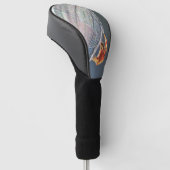 Radnetzspinne im Netz Golf Headcover (angewinkelt)