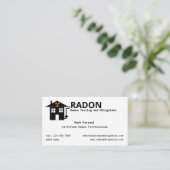Radon Testing and Mitigation Company Visitenkarte (Stehend Vorderseite)