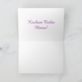 Radosnego Dnia Matki - Muttertagskarte Karte (Innenseite)